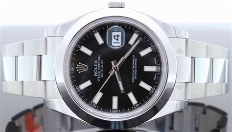 black or white face rolex datejust|rolex datejust black face 36mm.